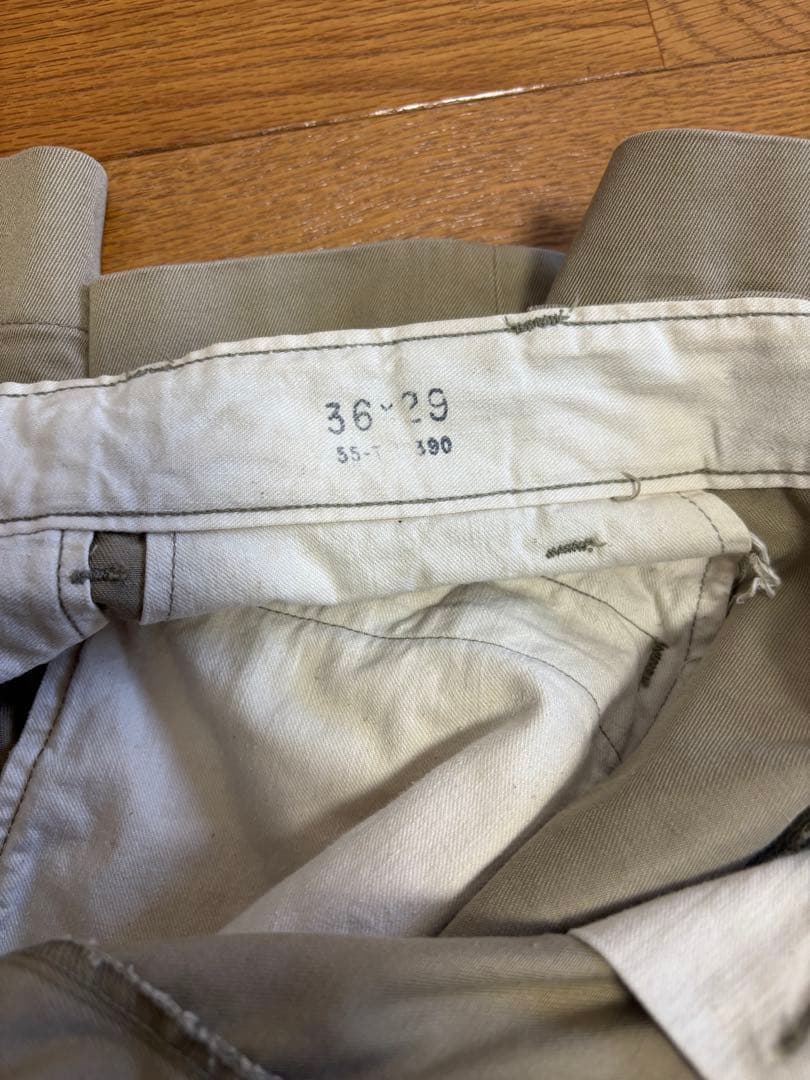 U.S.ARMY M-45 KAHKI チノトラウザーズ