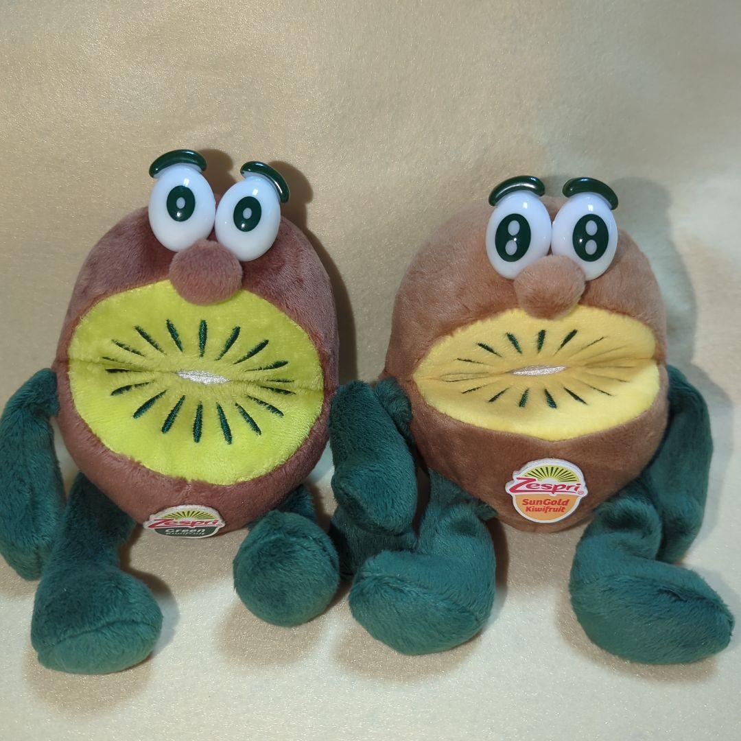 再値下げ Zespri キウイブラザーズ ぬいぐるみセット グリーン