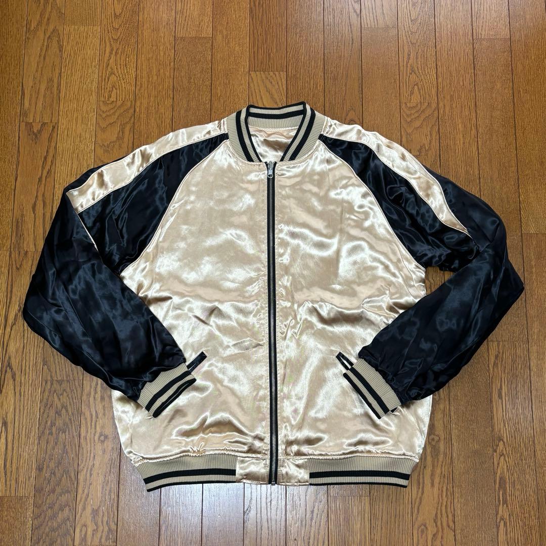 絡繰魂粋×花の慶次 スカジャン 前田慶次 和柄 刺繍 リバーシブル