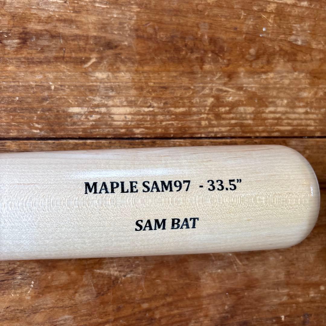 硬式用木製バット サムバット SAM97 33.5in 890g