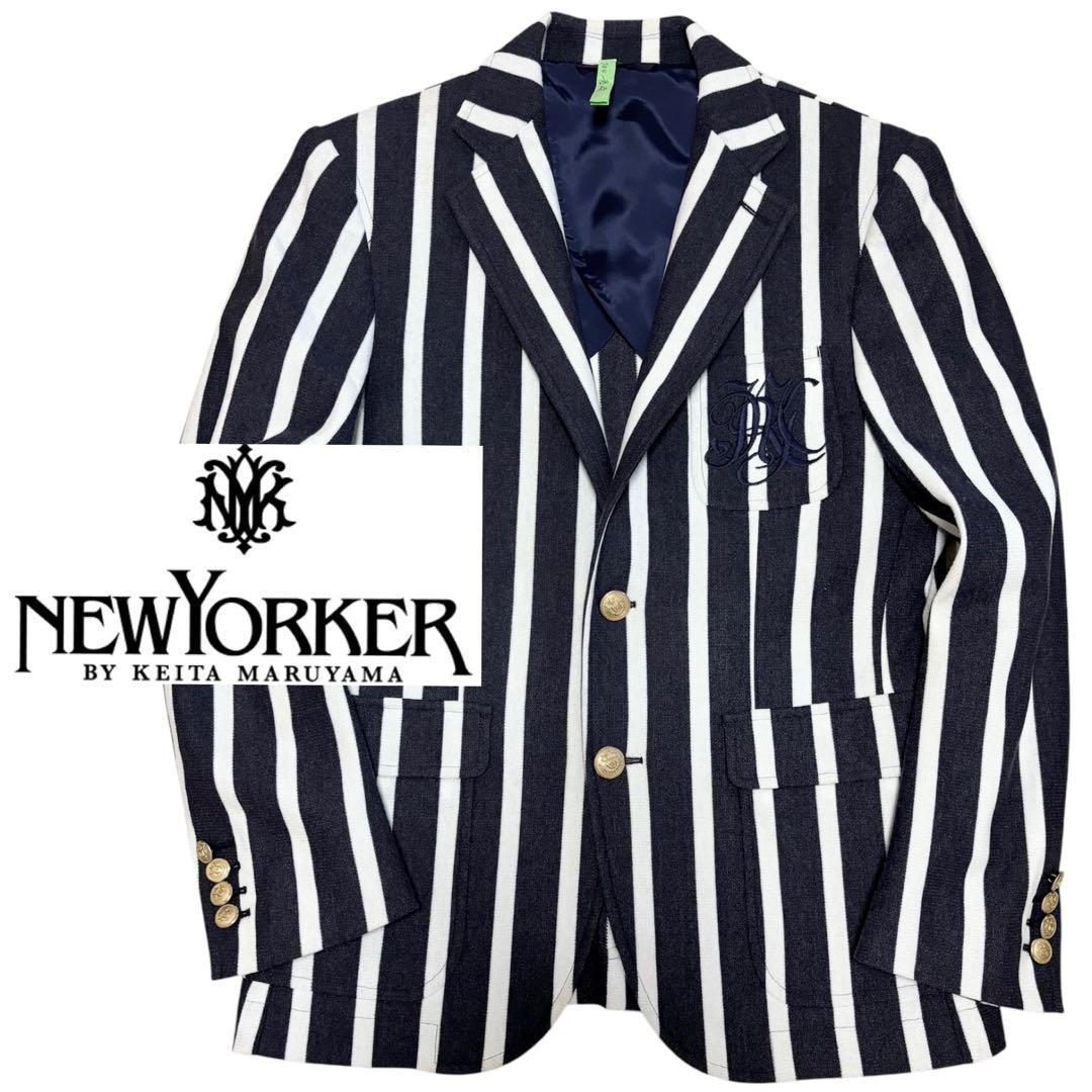 ニューヨーカー ケイタマルヤマ スクール トラッド ニット 金ボタン