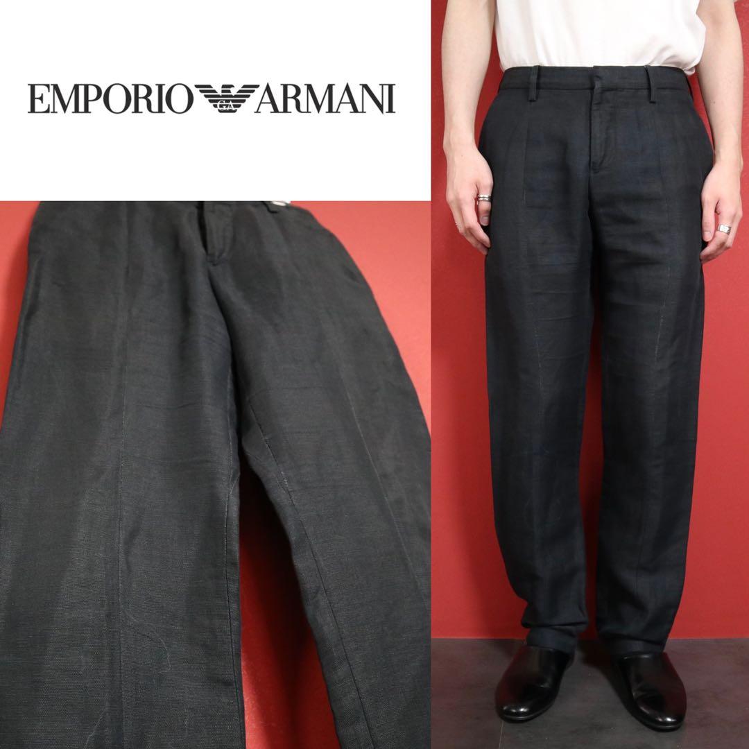 EMPORIO ARMANI JUDE LINE 良シルエット モード パンツ - メルカリ