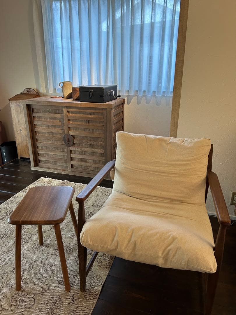 ZARA HOME ザラホーム デタッチャブルクッション ウッドアームチェア