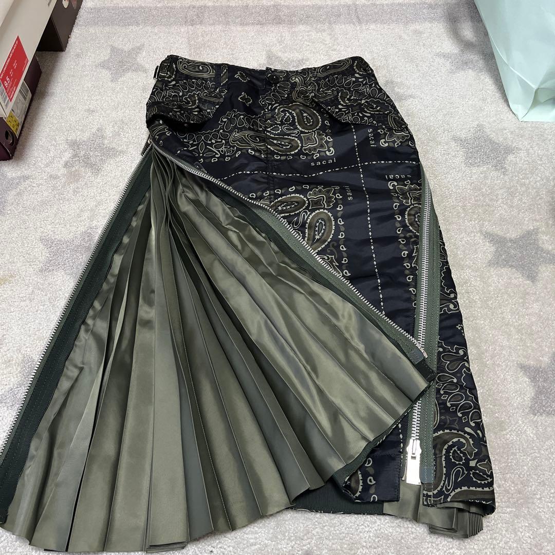 sacai ペイズリー スカート - メルカリ