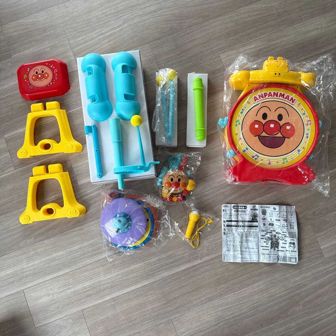 美品 アンパンマン BIG電子ドラム&キーボード おもちゃ ピアノ - メルカリ