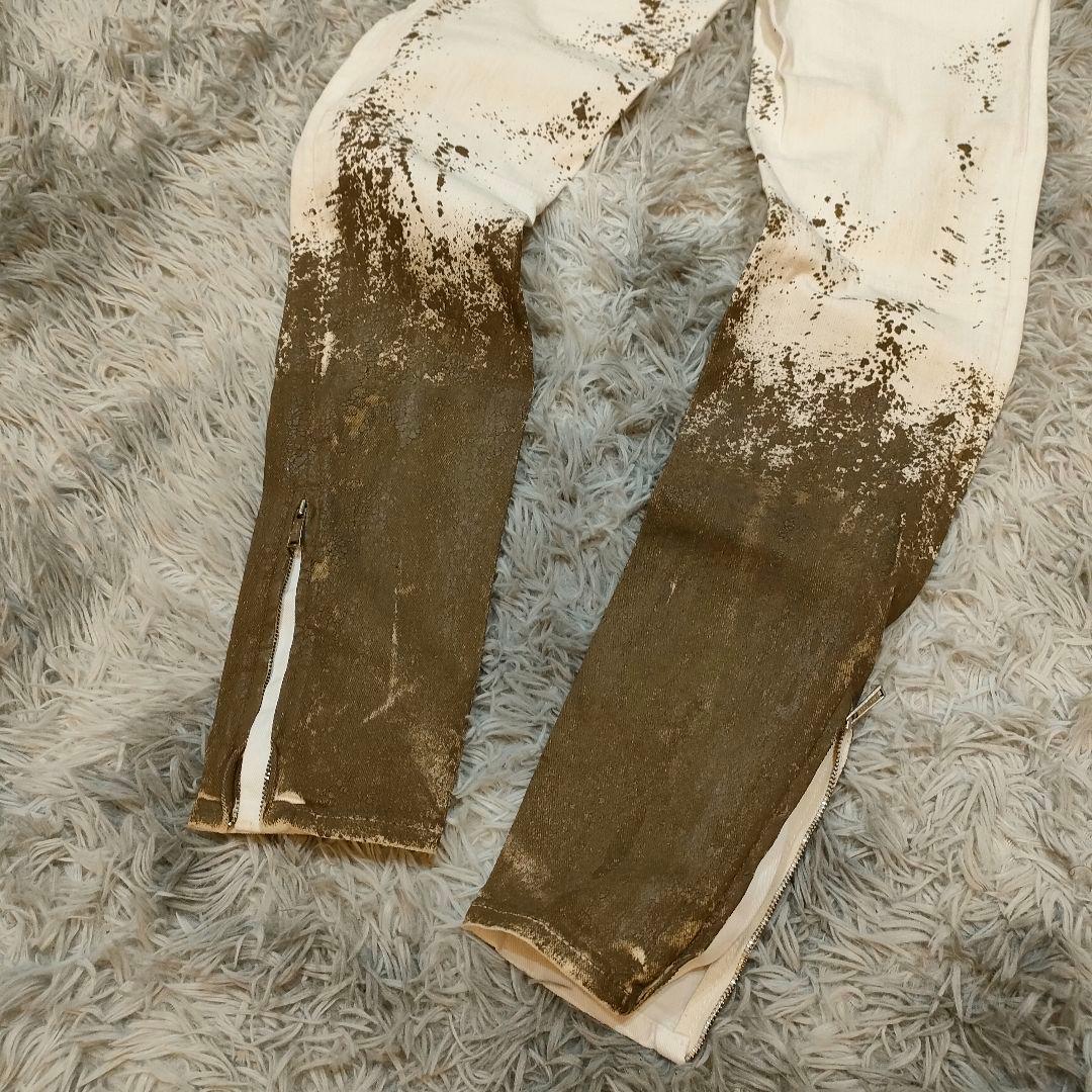 希少 DSQUARED2 泥加工 デニムパンツ 38(M相当) イタリア製 希少