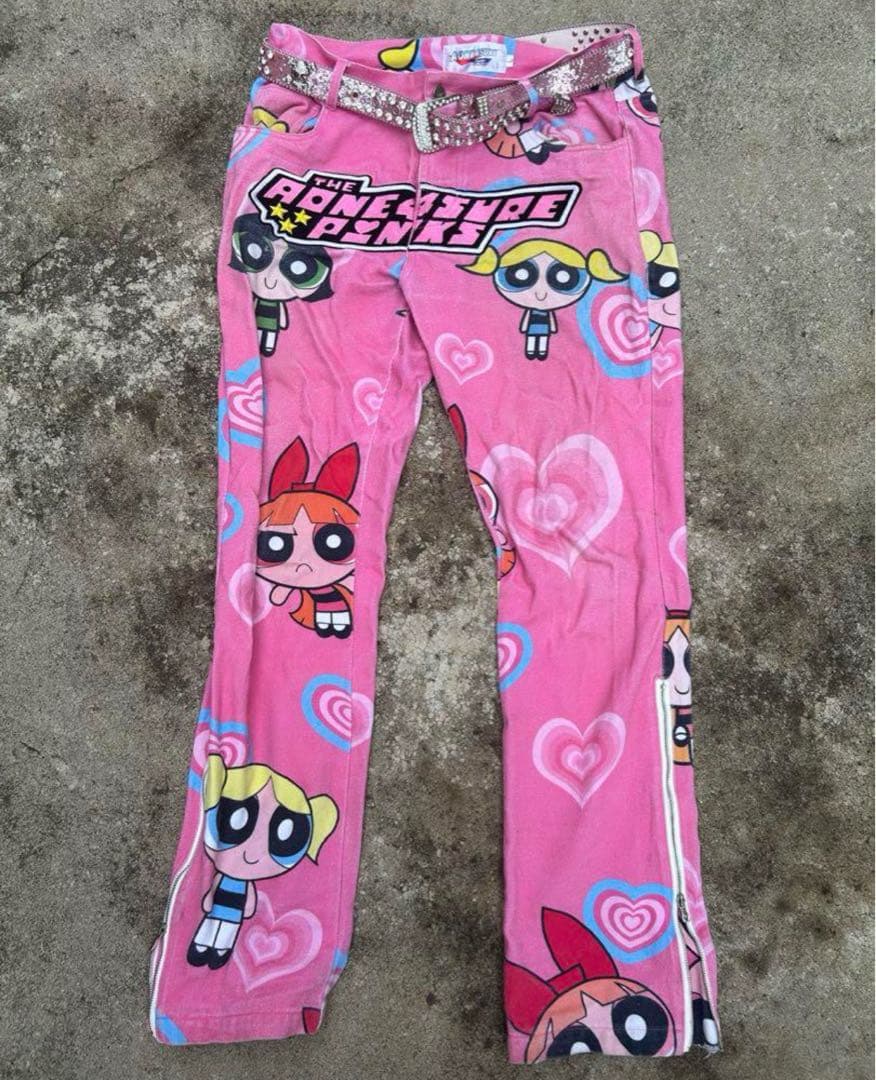 パワーパフガールズパンツ パワーパフガールズデニム - メルカリ