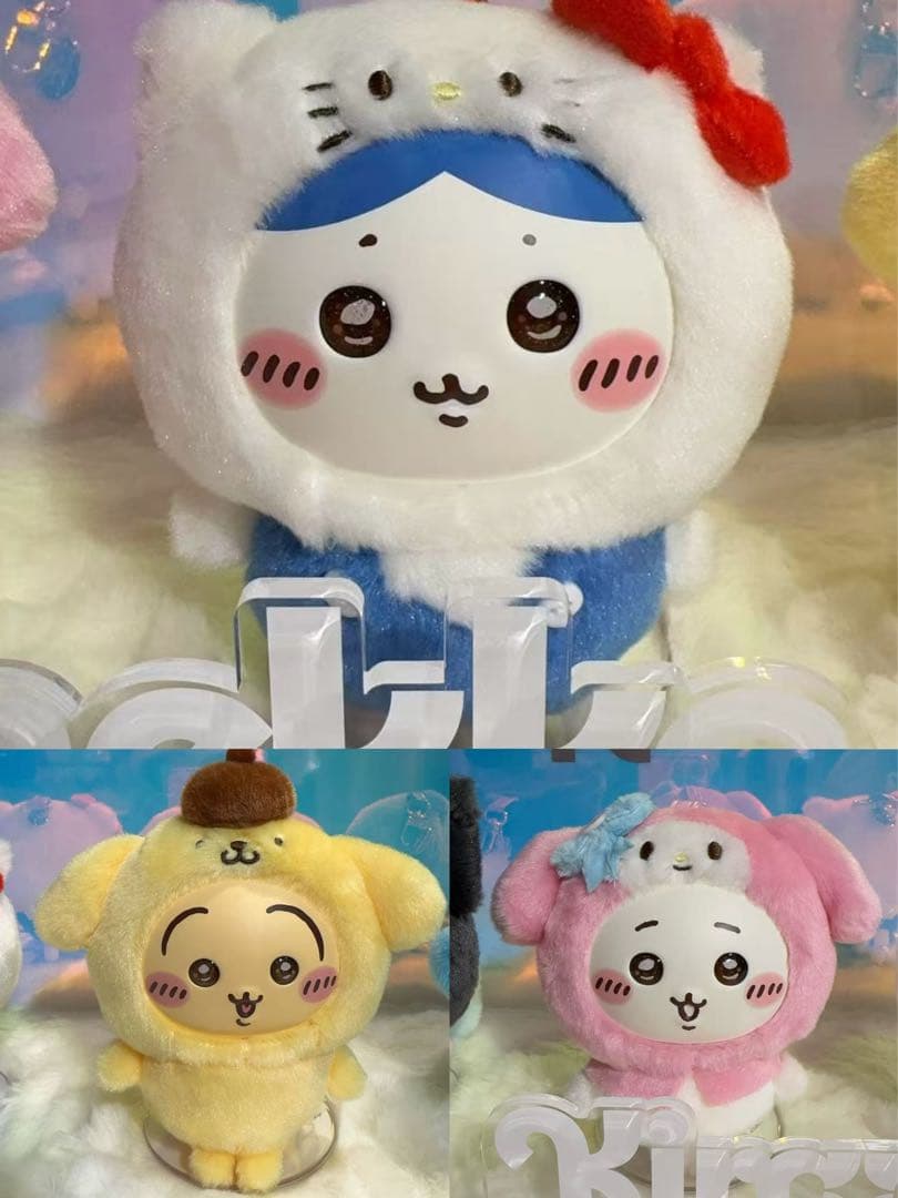 3種類 ちいかわ サンリオキャラクターズ Kiramekko コンプリートセット