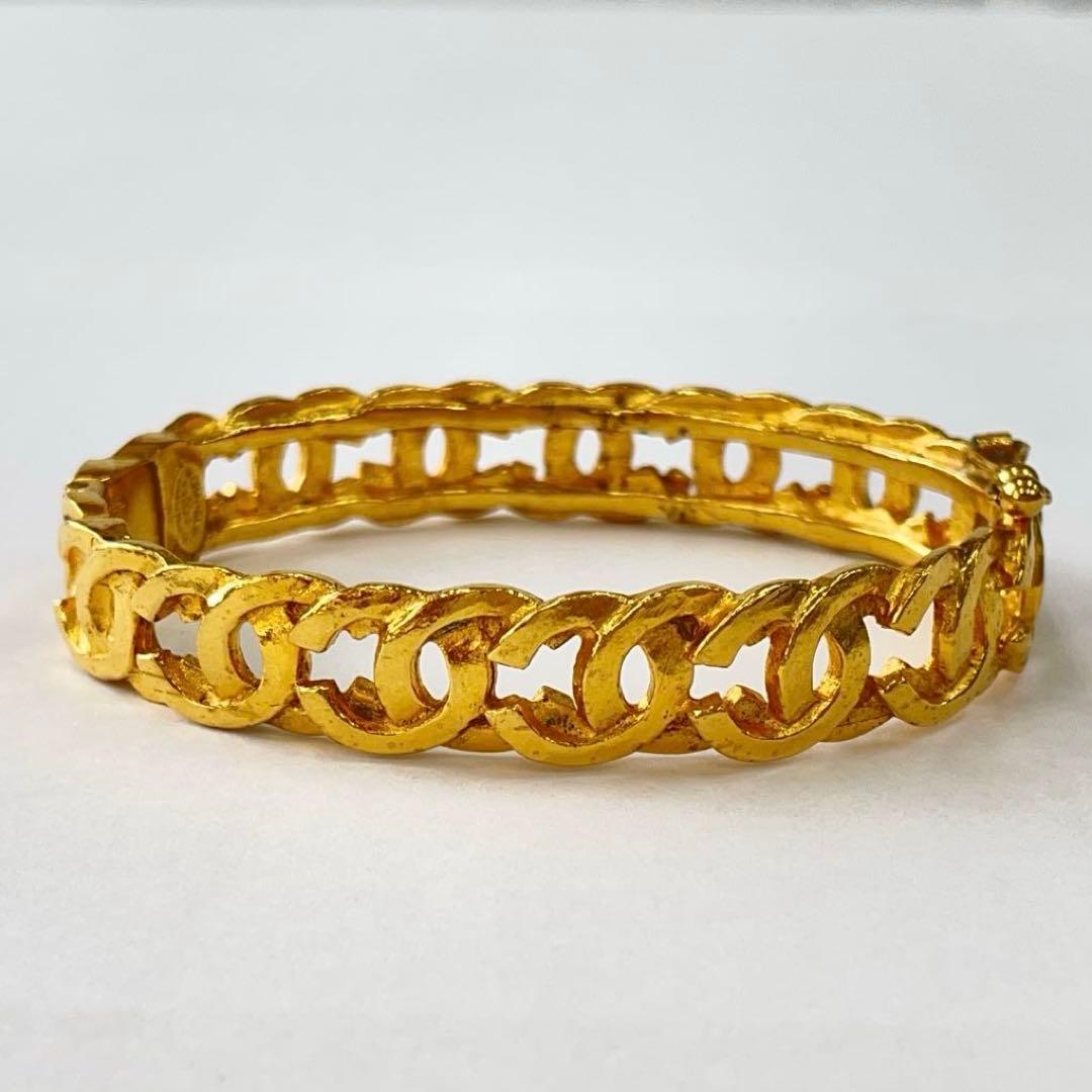 CHANEL シャネル ブレスレット ヴィンテージ バングル 【匿名配送