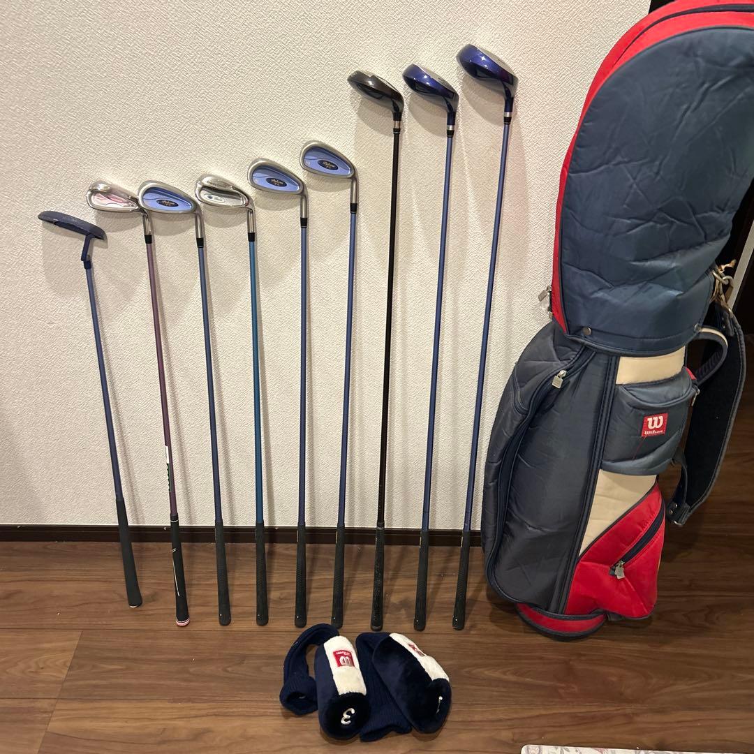 ウィルソン他　レディースL 9本　右利き　ゴルフセット Amazon.co.jp: Wilson(ウィルソン) 初心者 コンプリートセット ゴルフ
