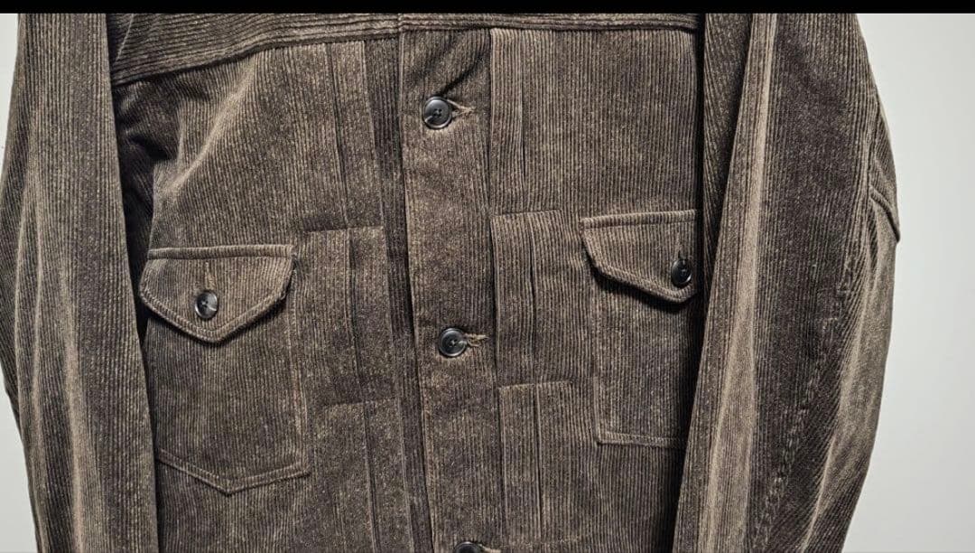 OLDJOE コーデュロイジージャン ブラウン 40L新品252OJ-JK11 - メルカリ