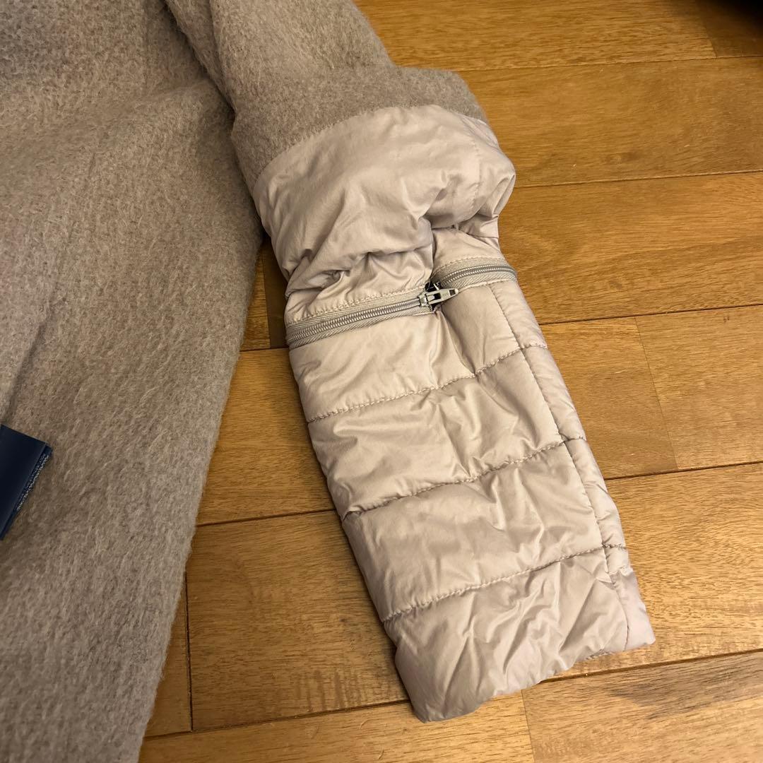 Herno ライトグレー チェスターコート 42