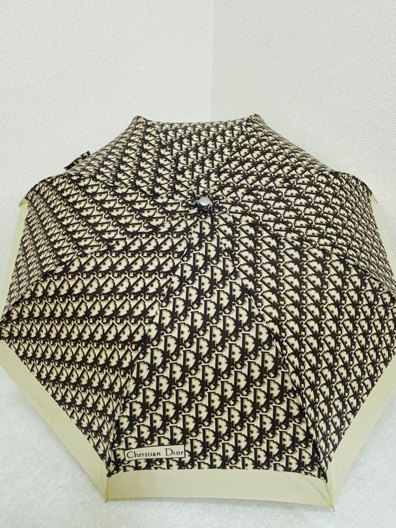 8618. Christian Dior 折りたたみ傘 トロッター柄 雨傘 1240001024137_2.jpg