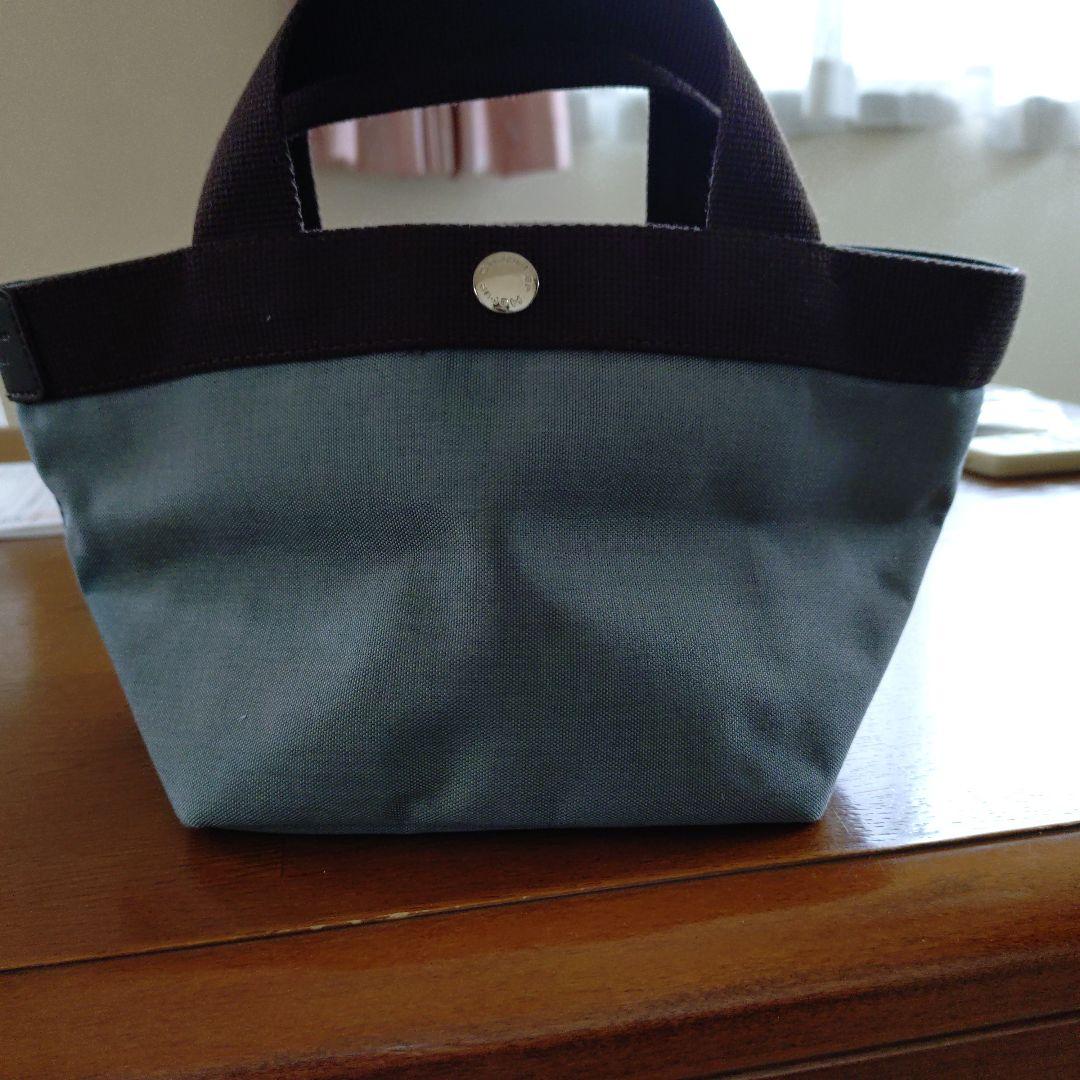 ♡週末限定お値下げ中♡ エルベシャプリエ舟形トートSフュズィ×モカ ♡週末限定お値下げ中♡ エルベシャプリエ舟形トートSフュズィ×モカ