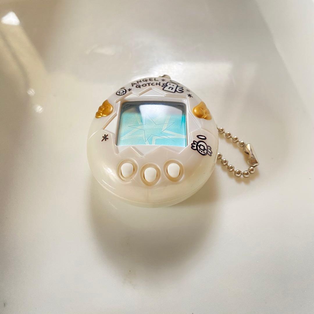 てんしっちのたまごっち パールホワイト 動作確認済み BANDAI - メルカリ