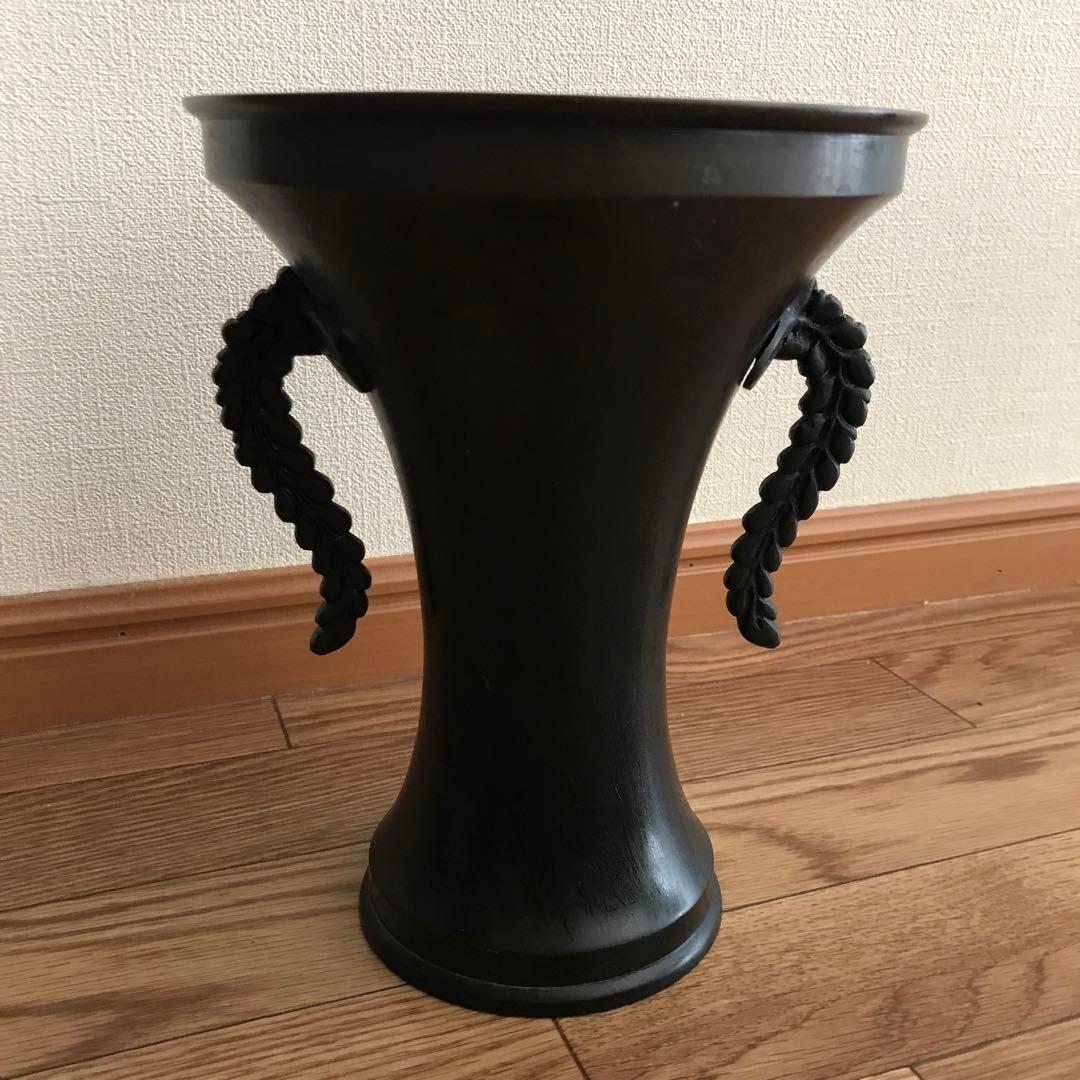 池坊 紫雲 銅製藤双耳付花器 - メルカリ