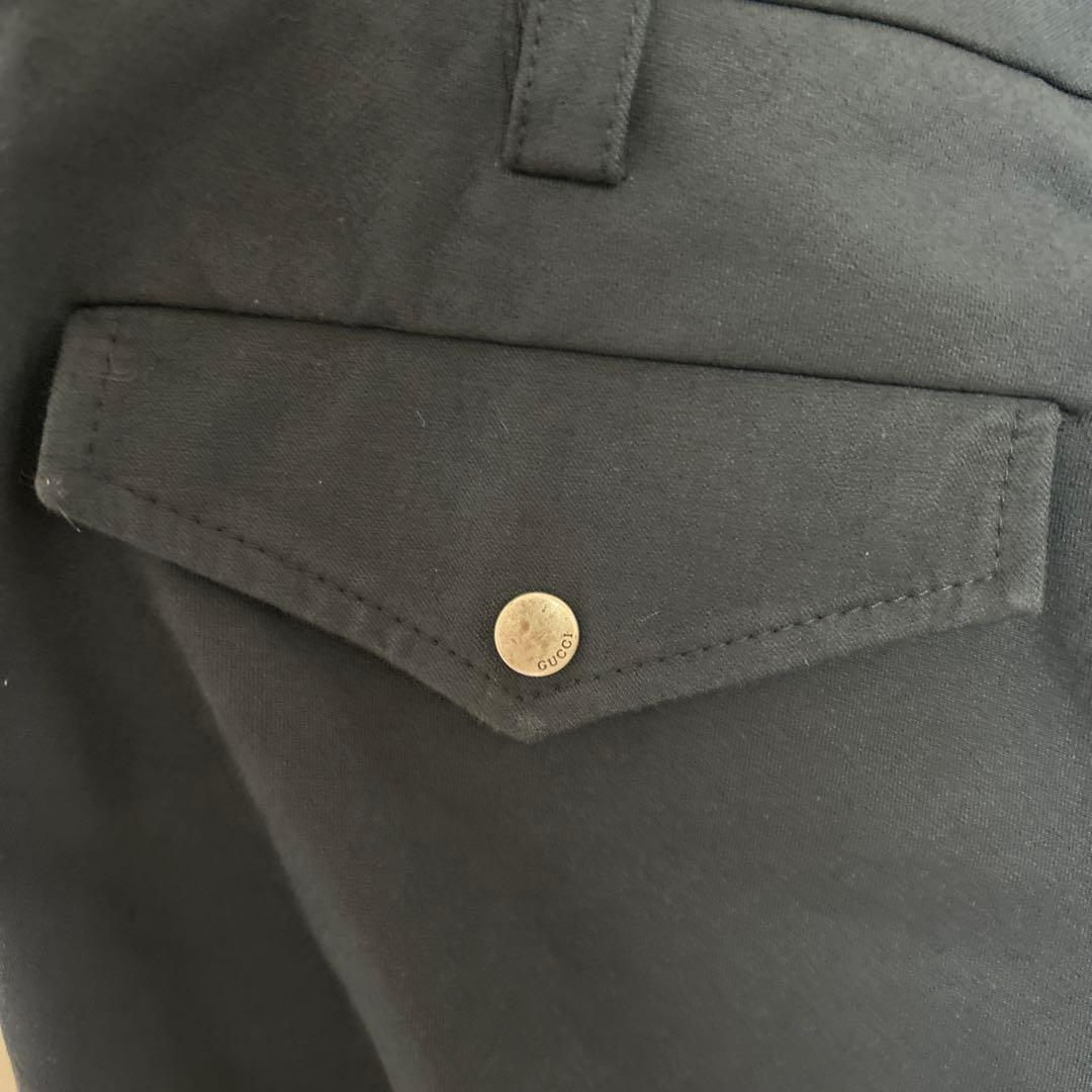 GUCCI グッチ ミケーレ サイドラインギャバジンパンツ 50 - メルカリ