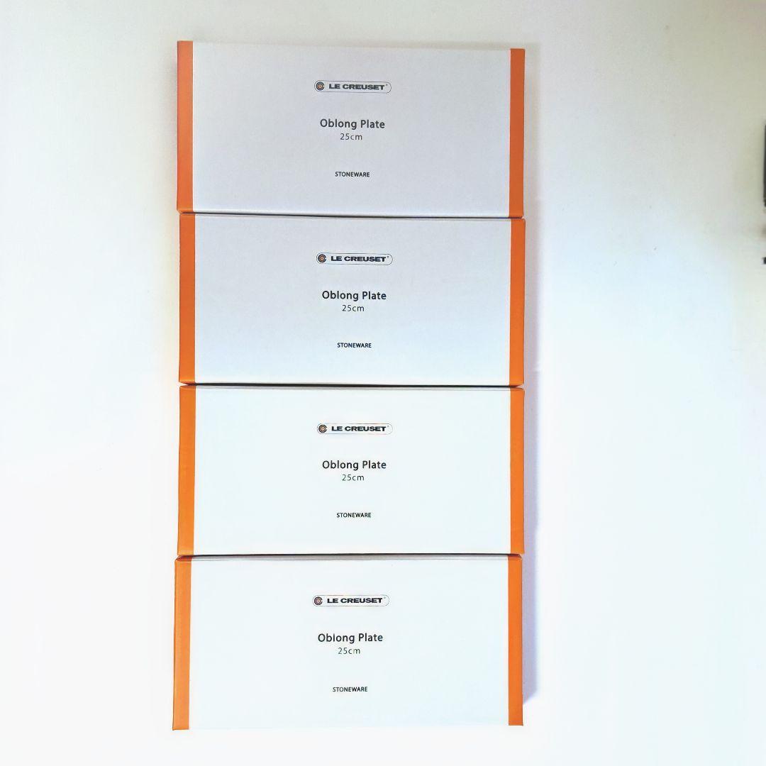 はな様専用LE CREUSET オブロングプレート 25cm 新品 撮影のみ開封