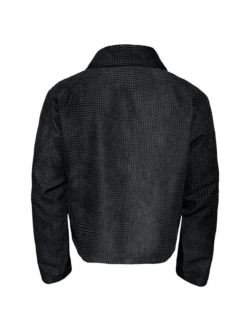 JCAESAR ZIPPER-JACKET WITH H斜めジップジャケット短丈 - メルカリ