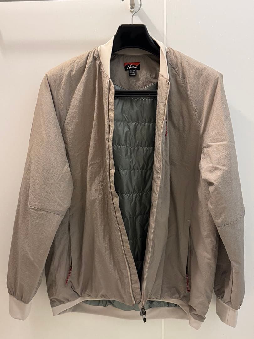 ナンガ ソフトダウンバーシティブルゾン ベージュ - メルカリ