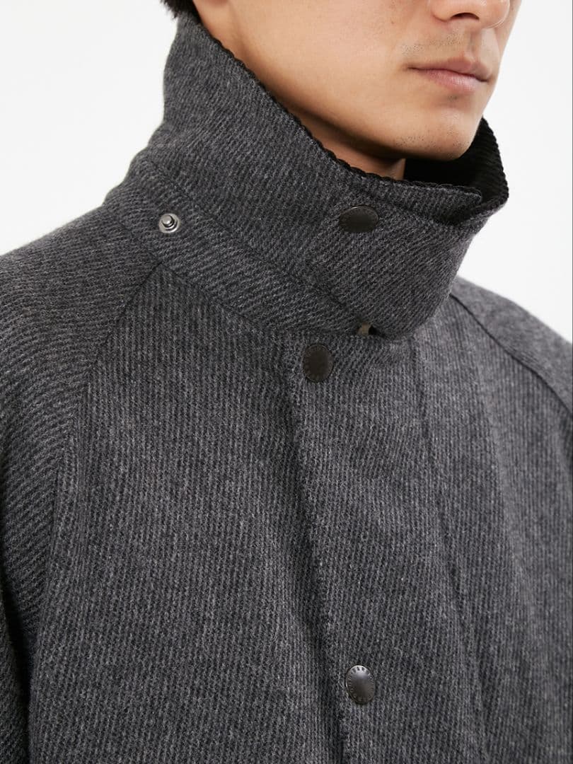 現行品 Barbour スノードン ウールカシミヤ ロングコート 新品40%オフ