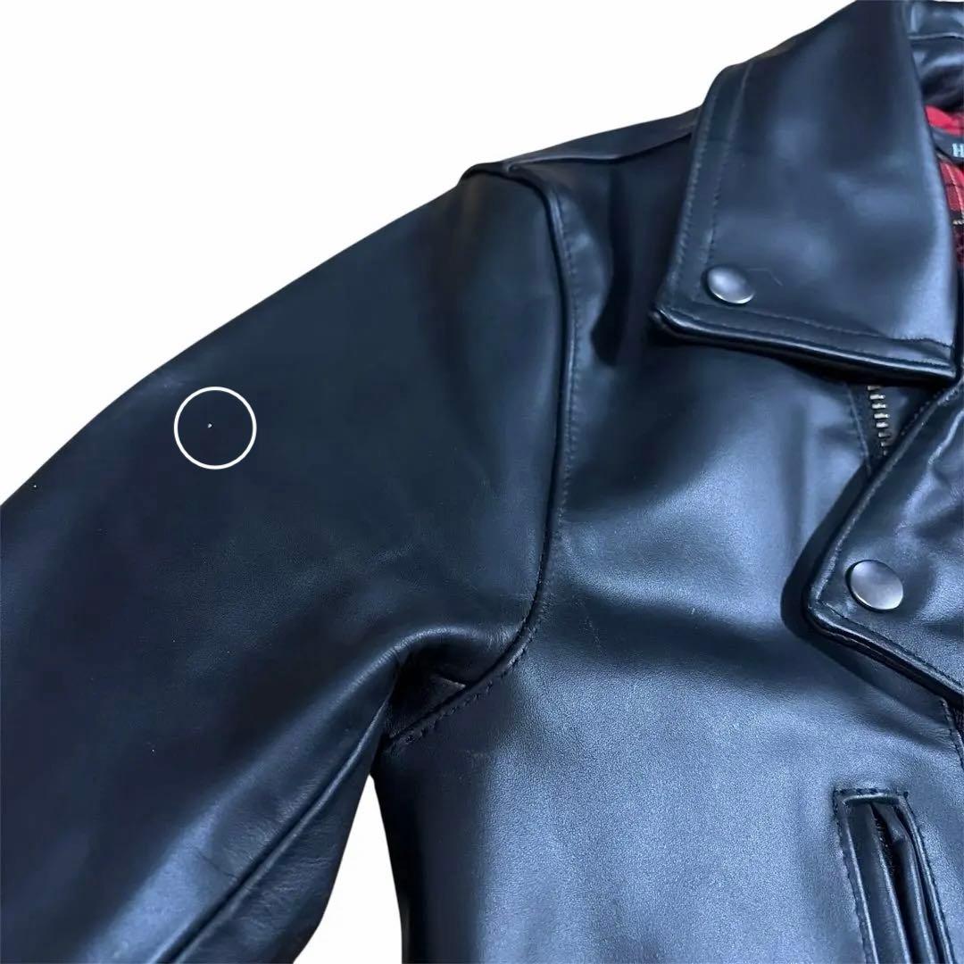 激レア】Haruf ハルフUK ダブルライダース ホースレザージャケットS