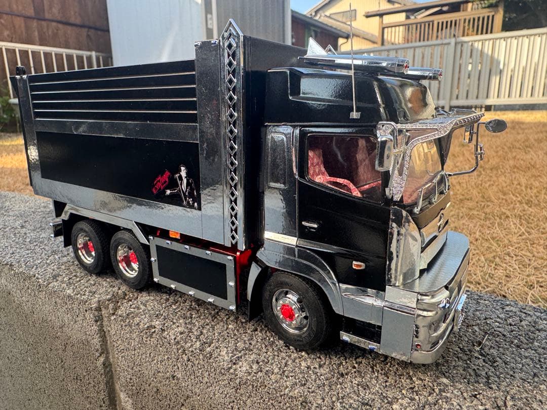 信*郎様 値下げ アオシマ 1/32 深箱ダンプ改17プロフィア YAZAWA仕