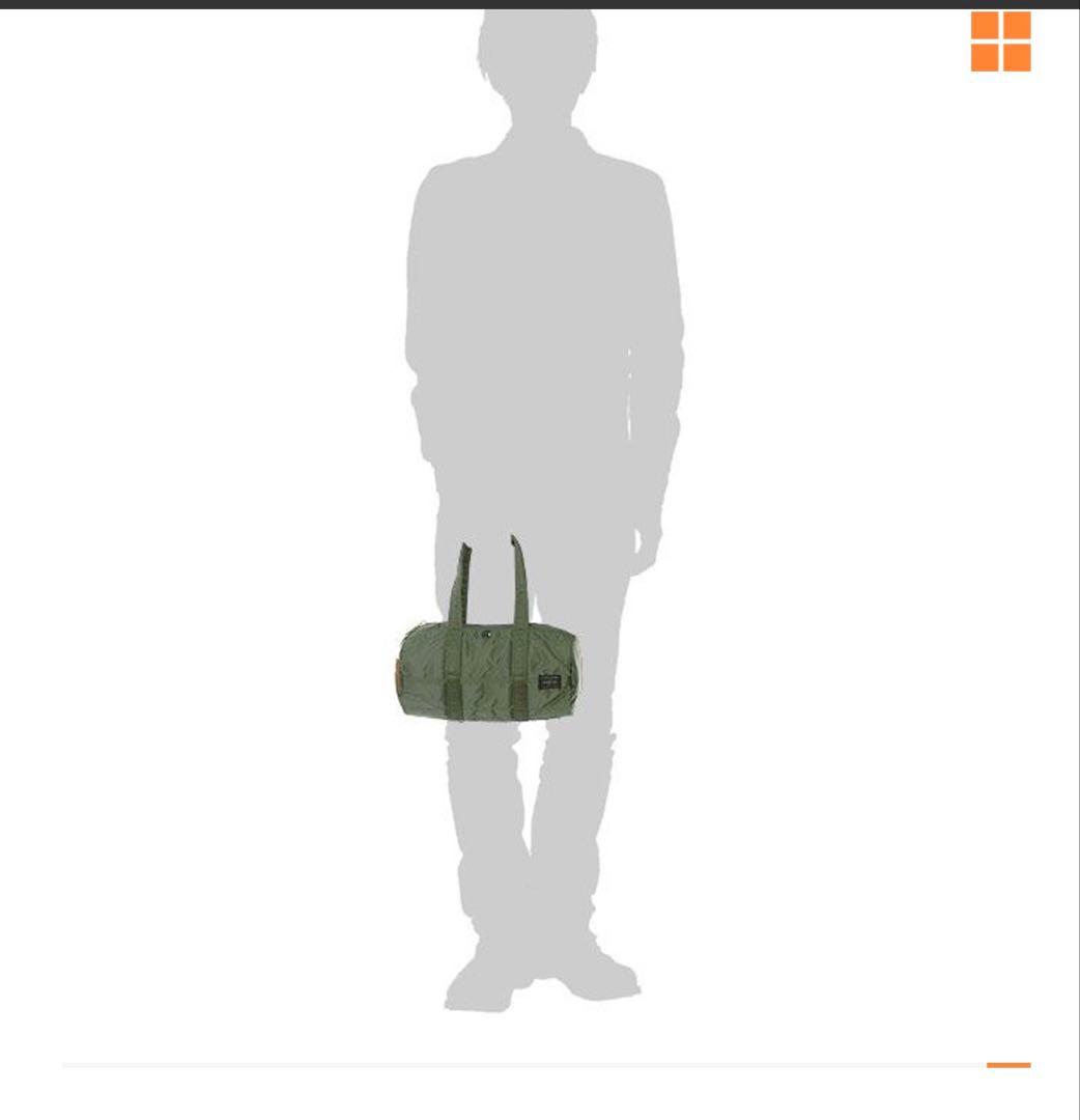 美品］ PORTER タンカー ドラムバッグミニボ ストンセージグリーン S