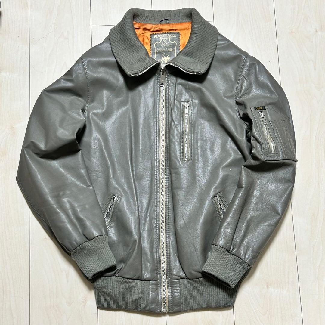 激レア】CAMPRI製 ドイツ軍 レザー フライト ジャケット【美品