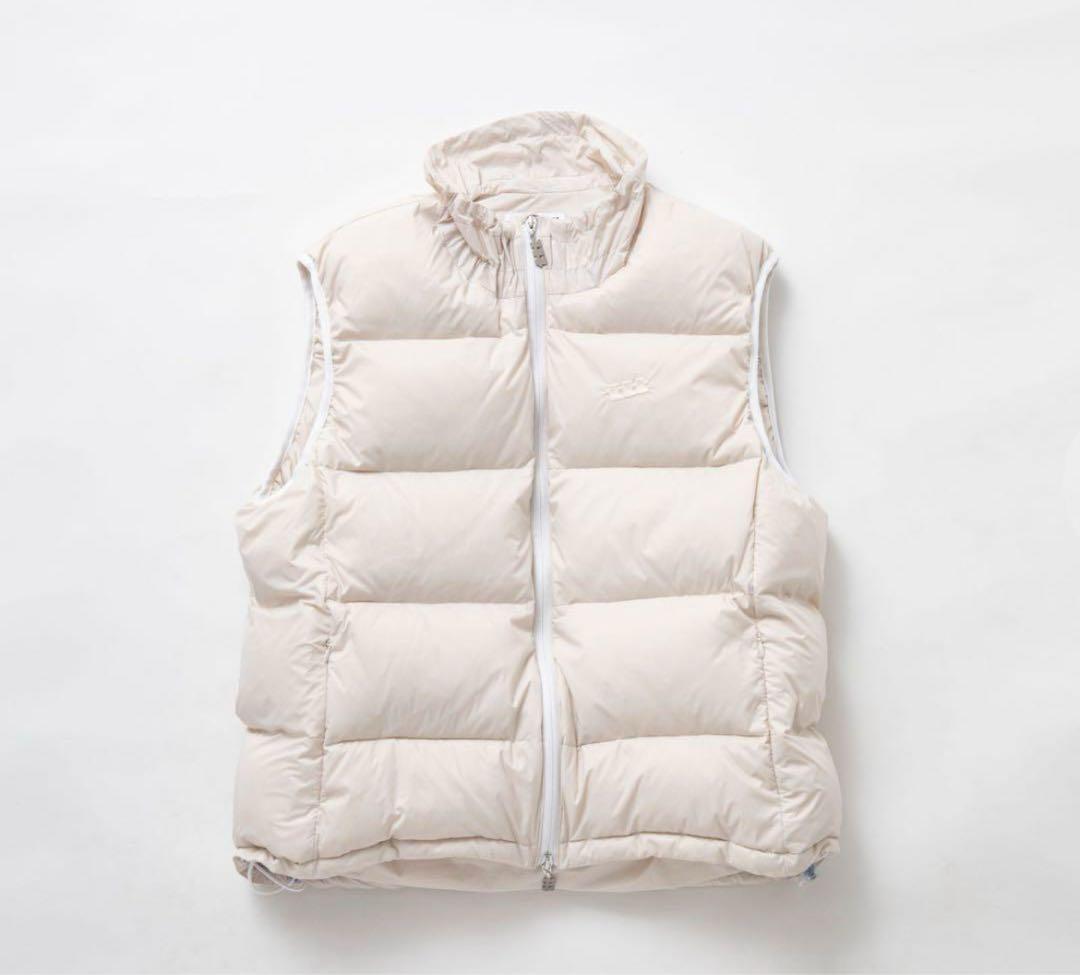 り*様 ttt msw 23ss Down Puff Vest ホワイト Mサイ - メルカリ