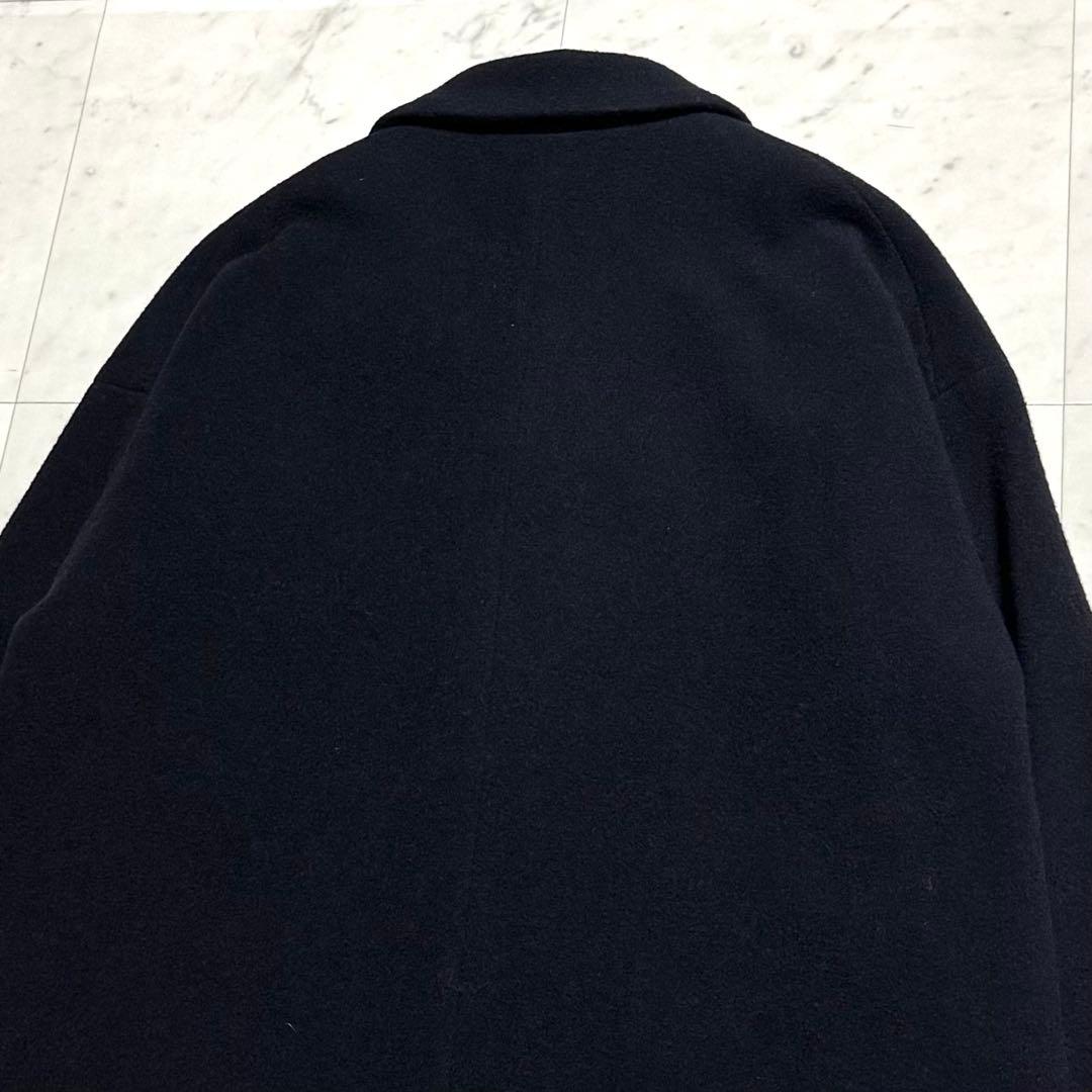 nest Robe ショールカラーロングコート ウール カシミヤ ネイビー F