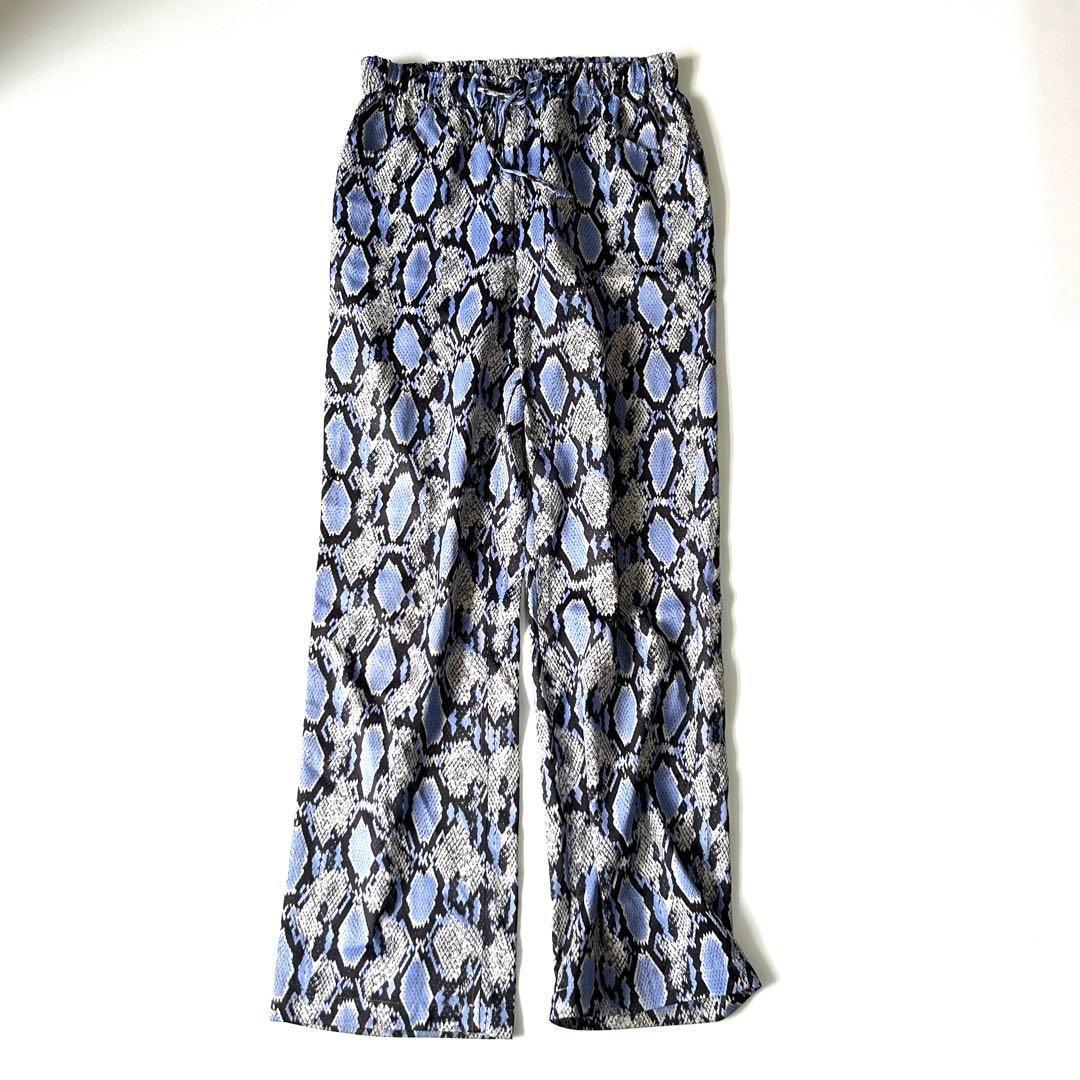 希少＊ニードルス 成田凌さん着用 トラックパンツ XS パイソン 総柄