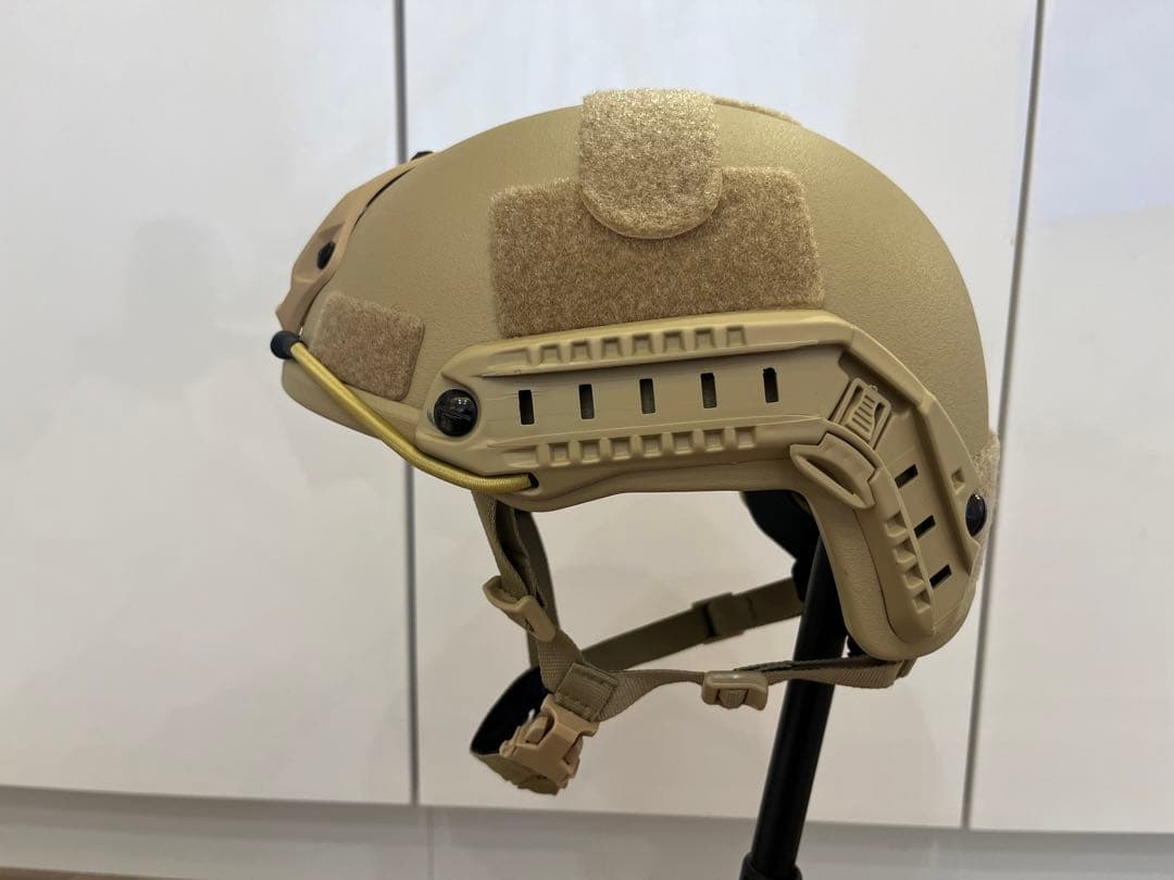 防弾ヘルメット バリスティック FAST タイプ NIJ3A サバゲー タン www