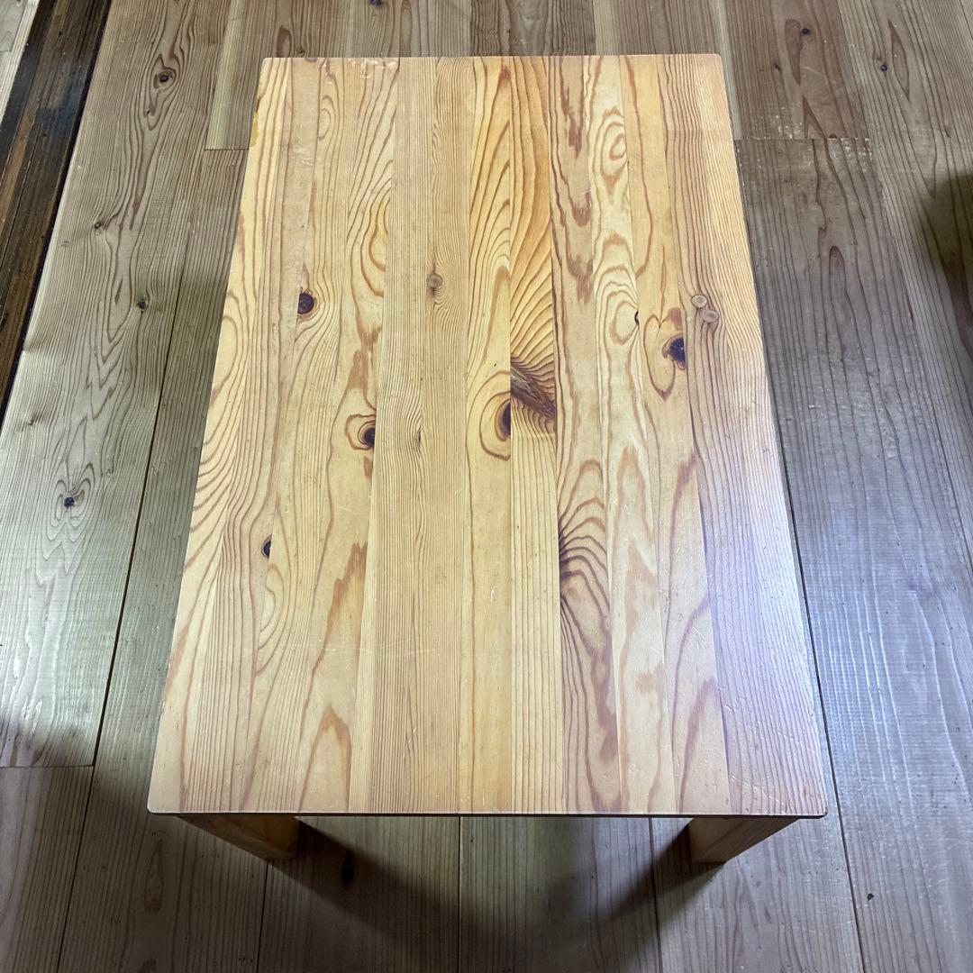 株）良品計画 無垢材ナチュラルウッド座卓 - メルカリ