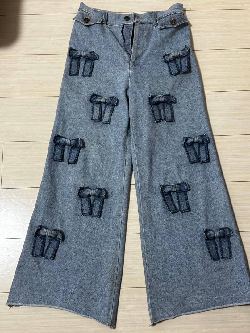 Poppy あさぎーにょ リボンデニム - メルカリ