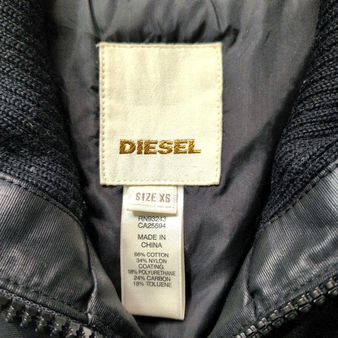 DIESEL ディーゼル ライダース コーティングジャケット ハイネック y2k