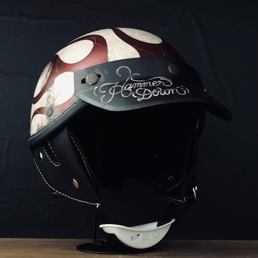 ファイヤー エイジング カスタム 目深 ショーティー ポリスヘルメット