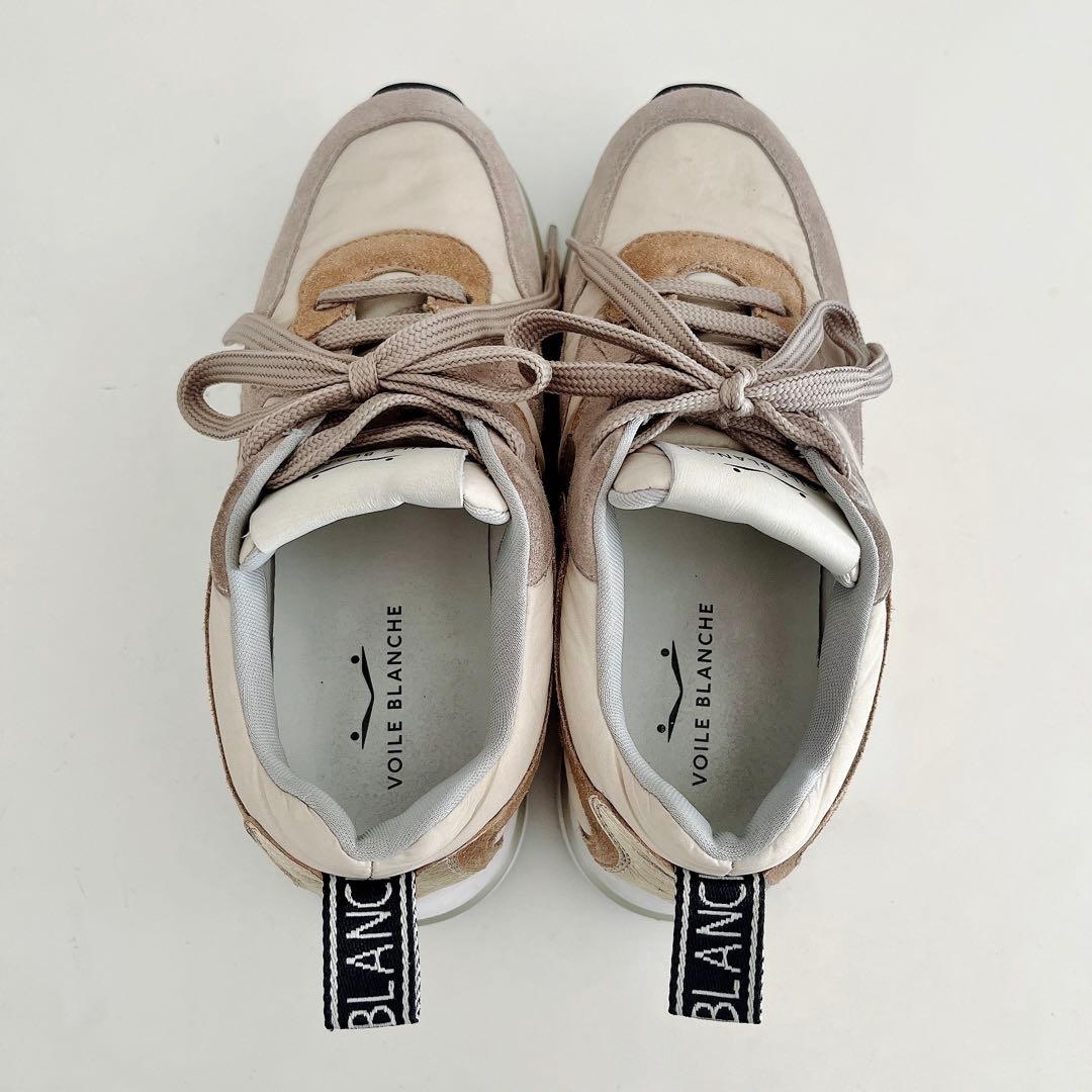 Voile Blanche ボイルブランシェ スニーカー ベージュ 22.5cm