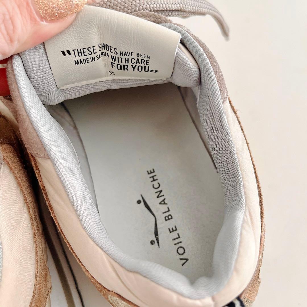 Voile Blanche ボイルブランシェ スニーカー ベージュ 22.5cm