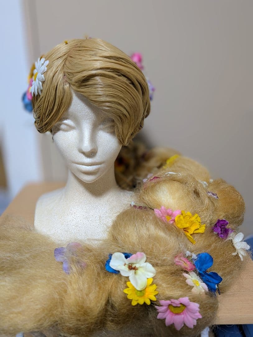 ラプンツェル　ウィッグ　Dハロ　仮装　コスプレ ラプンツェル ウィッグ 衣装 コスプレ ディズニー ハロウィン Dハロ