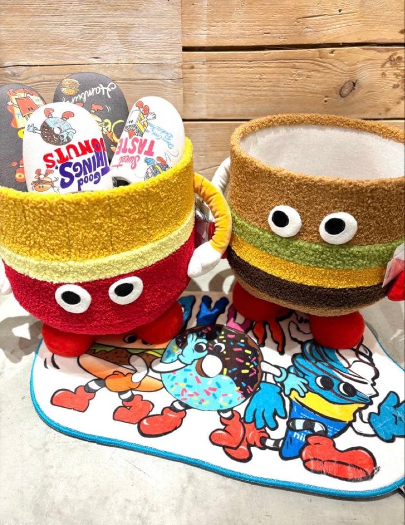 ニコアンド niko and… フレーバーズ スタンドバスケット ブラウン