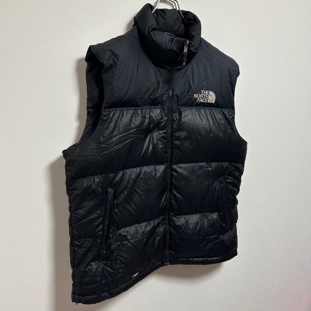 日本未入荷 海外限定 ノースフェイス ヌプシダウンベスト 700FP 黒 XL