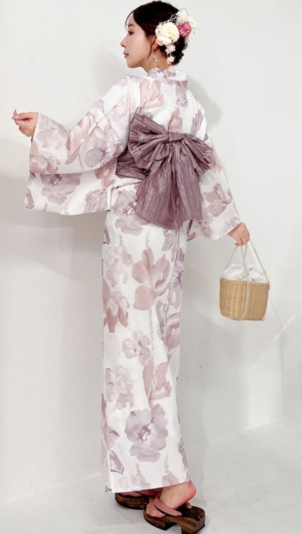 即日発送】GRL薄ピンク浴衣4点セット