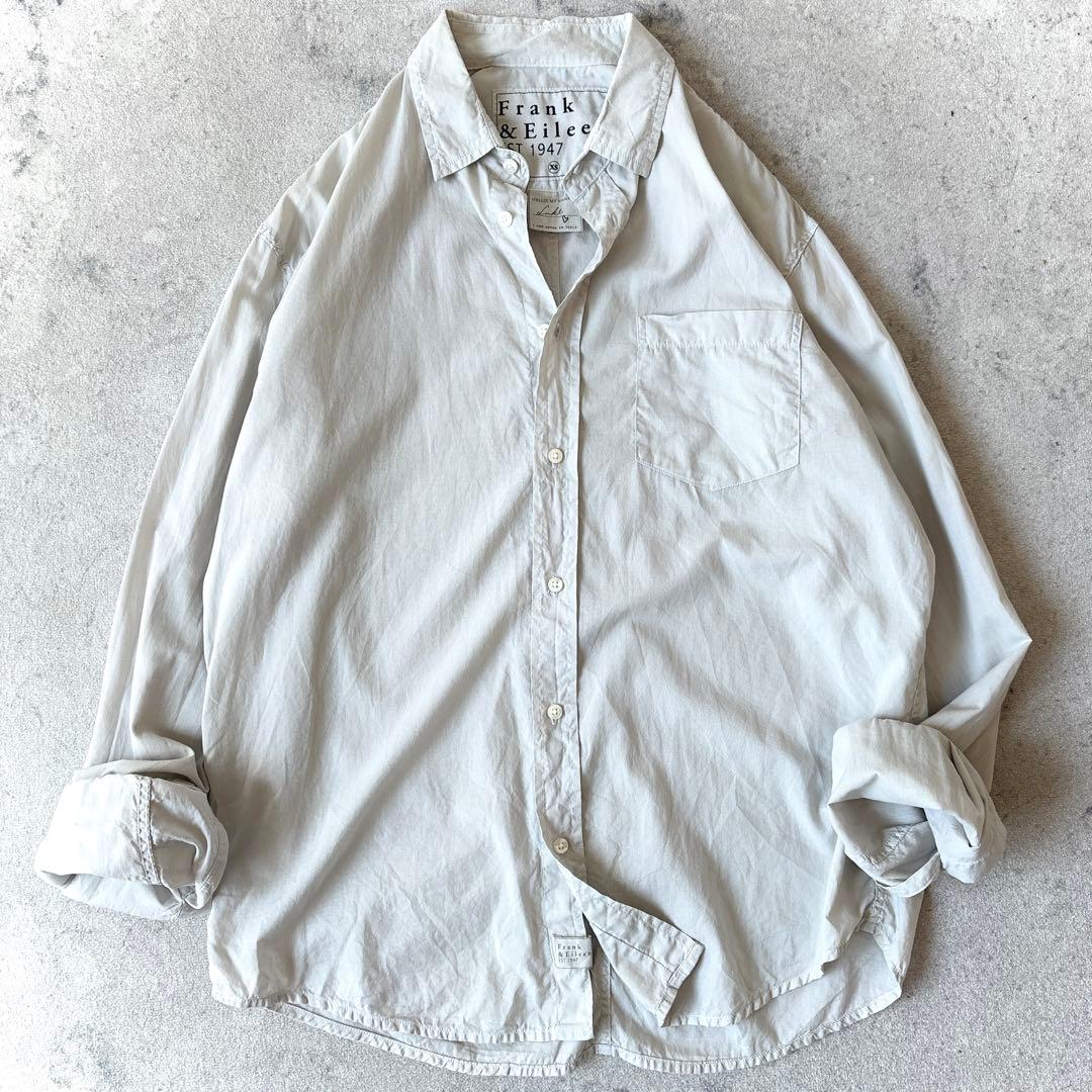 美品 フランクアンドアイリーン メンズXS→M相当 LUKE 長袖シャツ