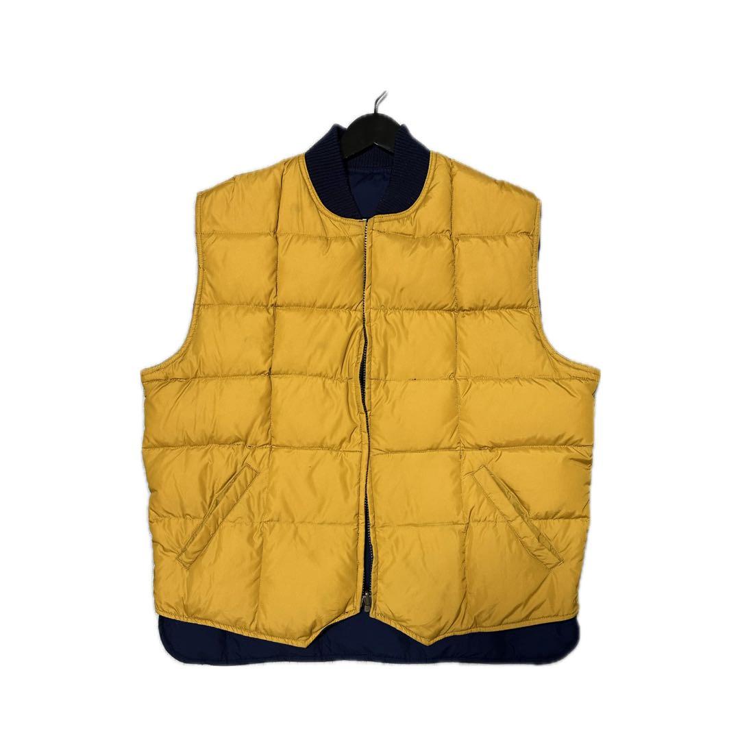 eddie bauer 80s ダウンベスト L 黒タグ - メルカリ