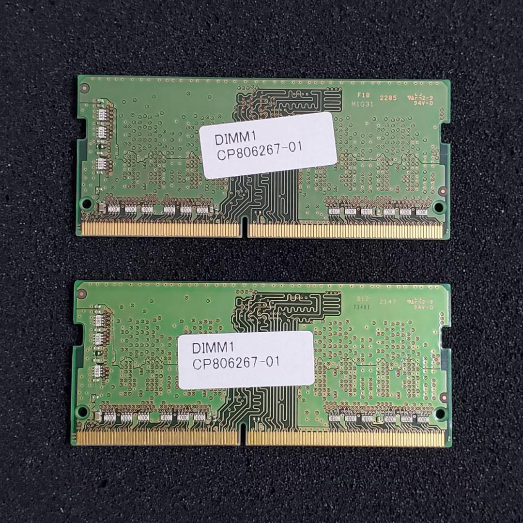 Samsung DDR4 3200 16GB (8GB×2枚) SO-DIMM - メルカリ