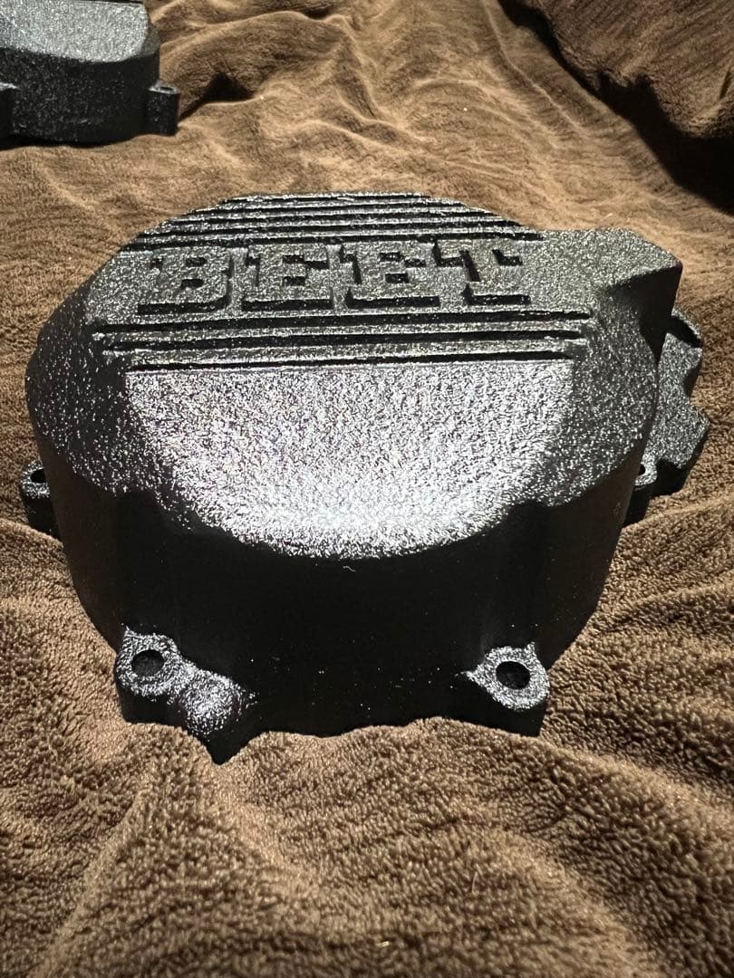 ZRX400 BEET ポイントカバー、ジェネレーターカバー 結晶塗装黒