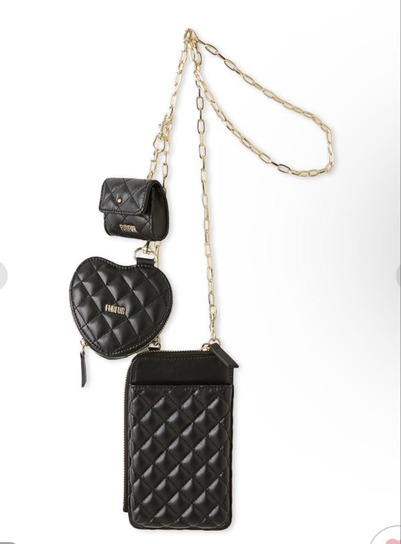 furfur USAGI ONLINE限定キルティング3SETマルチショルダー