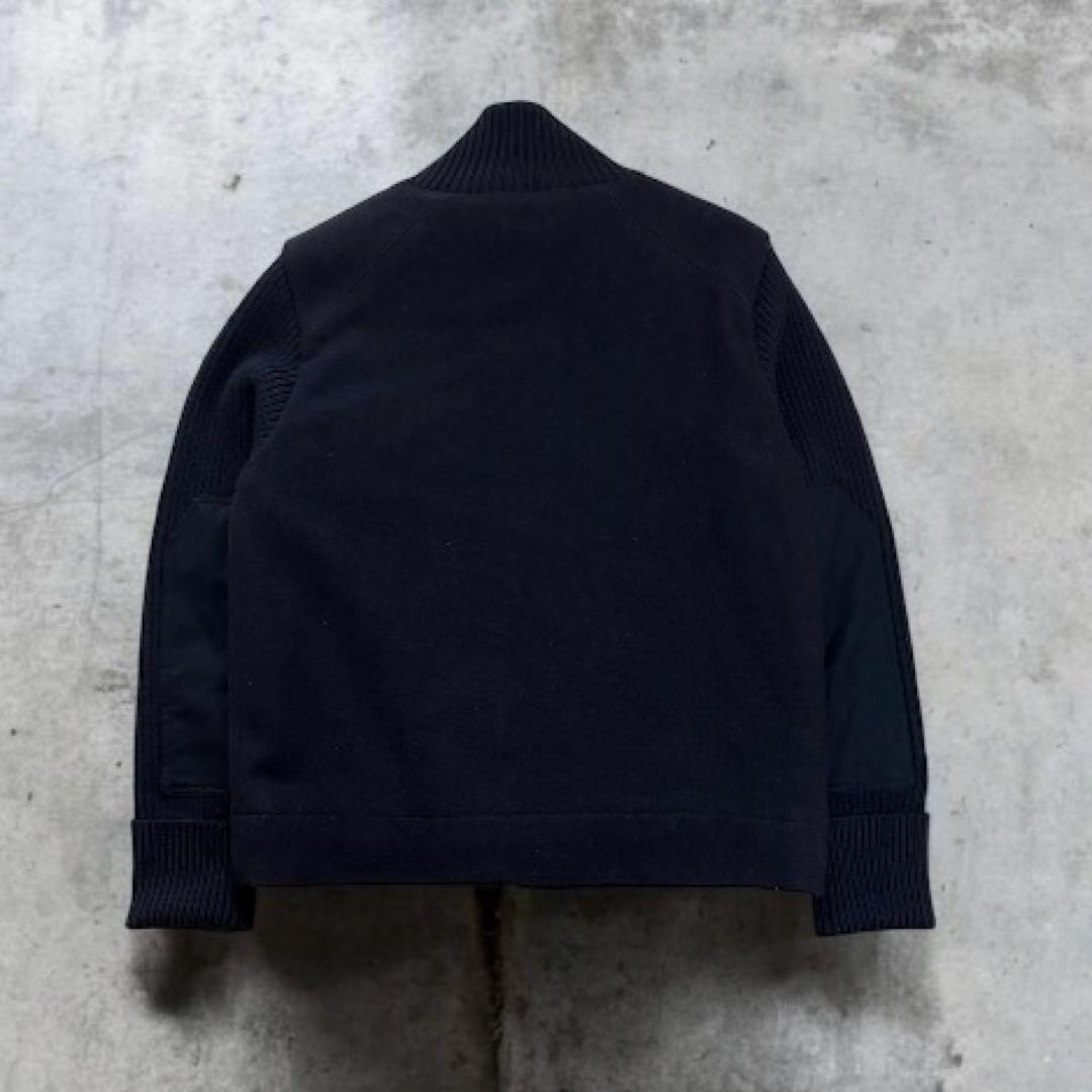 old GAP ブルゾン ドライバーズニット ネイビー エルボーパッチ xs