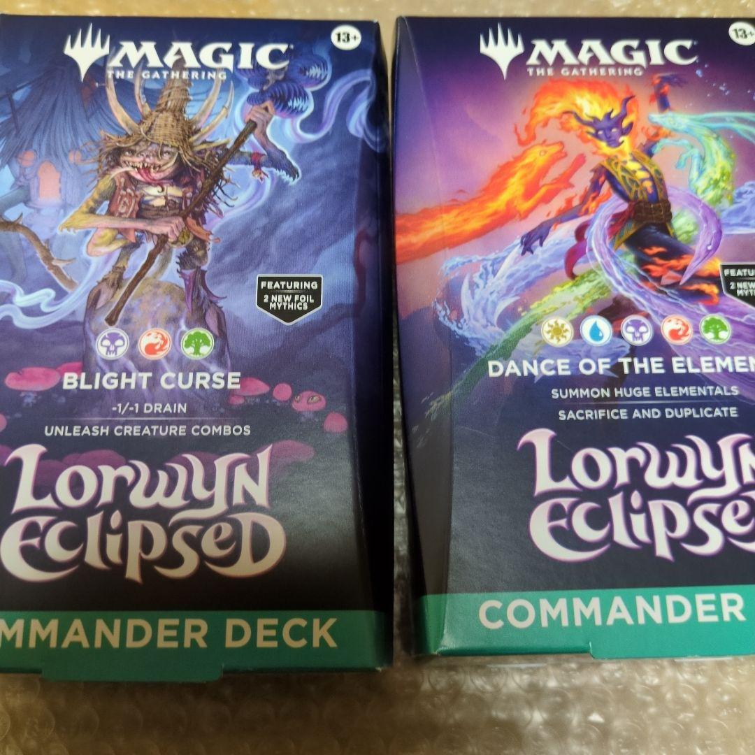 【匿名配送】MTG 統率者デッキ未開封 ローウィンの混迷 英語版2つ Amazon.co.jp: マジック：ザ・ギャザリング 『ローウィンの昏明』統率